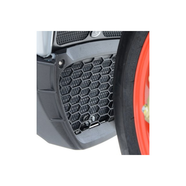 R&G Oil Cooler Guard for the Aprilia RSV4 RF, Tuono 1100 '15- and Aprilia RSV-4 1100 Factory ’19-